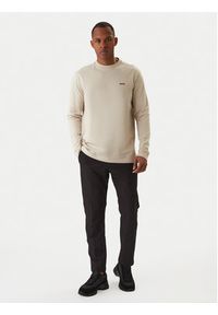 BOSS Longsleeve 50506365 Beżowy Regular Fit. Kolor: beżowy. Materiał: bawełna. Długość rękawa: długi rękaw #4