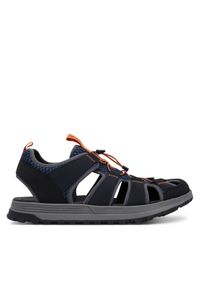 Sandały Clarks. Kolor: niebieski