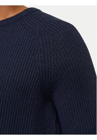 Jack & Jones Sweter Pannel 12258471 Granatowy Regular Fit. Kolor: niebieski. Materiał: bawełna, syntetyk #5