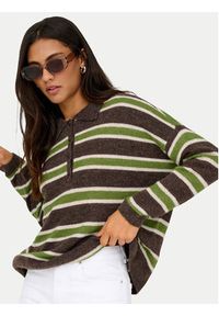 only - ONLY Sweter Talio 15358606 Szary Regular Fit. Kolor: szary. Materiał: syntetyk #4