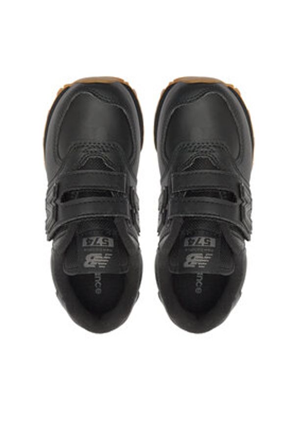 New Balance Sneakersy PV574NBB Czarny. Kolor: czarny. Materiał: skóra. Model: New Balance 574