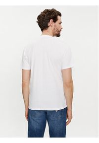 Guess T-Shirt M4GI47 K9RM1 Biały Slim Fit. Kolor: biały. Materiał: bawełna