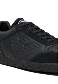 EA7 Emporio Armani Sneakersy 7X000405 AF19826 MC357 Czarny. Kolor: czarny. Materiał: skóra #3