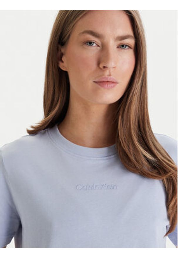 Calvin Klein T-Shirt LV044C905G Niebieski Regular Fit. Kolor: niebieski. Materiał: bawełna