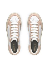 Geox Sneakersy D Spherica Ec4.1 D55TCA 08522 C1Z8Z Biały. Kolor: biały. Materiał: skóra