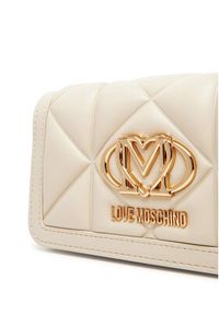 Love Moschino - LOVE MOSCHINO Duży Portfel Damski JC5640PP1NLC0110 Beżowy. Kolor: beżowy. Materiał: skóra #2