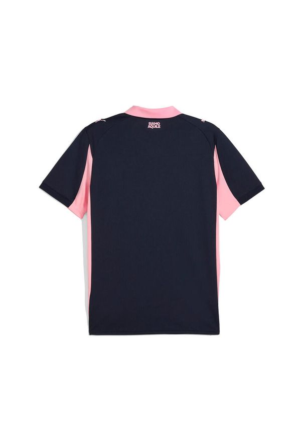 Puma - Męska koszulka wyjazdowa Palermo FC 25/26 PUMA. Kolor: niebieski, wielokolorowy, różowy. Sport: piłka nożna