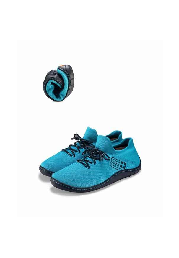 Buty Do Chodzenia Damskie Brubeck Merino Barefoot. Kolor: niebieski. Sport: turystyka piesza