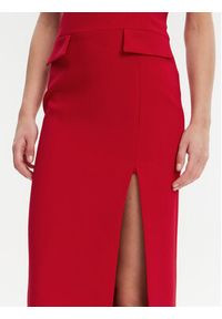 BARDOT Sukienka koktajlowa 59728DB Czerwony Slim Fit. Kolor: czerwony. Materiał: syntetyk. Styl: wizytowy #5