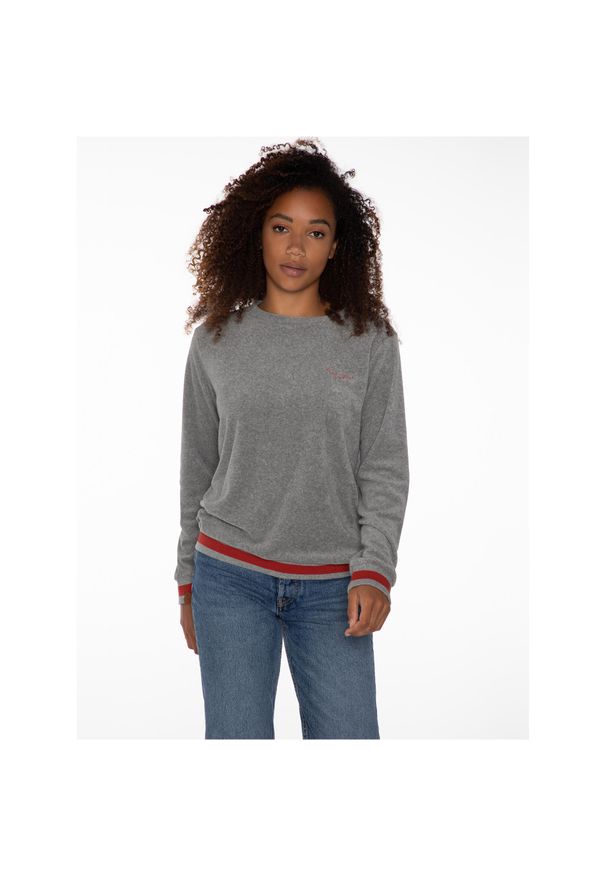 Protest - Sweter damski PROTEST NXG ANNY sweatshirt. Kolor: szary. Sport: fitness