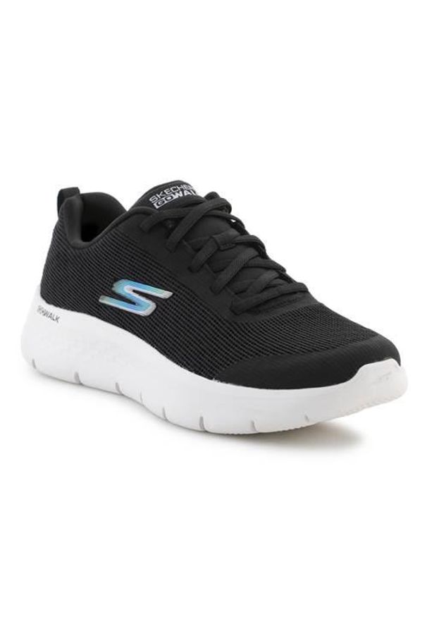 skechers - Buty do chodzenia damskie Skechers Go Walk Flex Viva. Kolor: czarny, wielokolorowy. Materiał: materiał, syntetyk. Szerokość cholewki: normalna. Sport: turystyka piesza