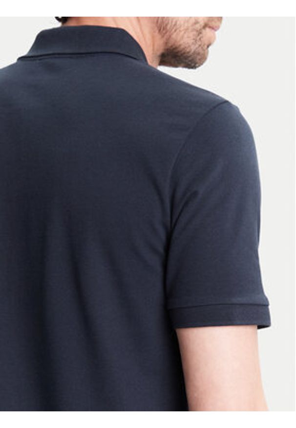 Pierre Cardin Polo C5 21354.2110 Granatowy Regular Fit. Typ kołnierza: polo. Kolor: niebieski. Materiał: bawełna