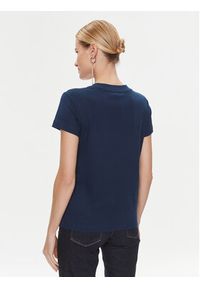 Marciano Guess T-Shirt 4RGP25 6229A Granatowy Regular Fit. Kolor: niebieski. Materiał: bawełna