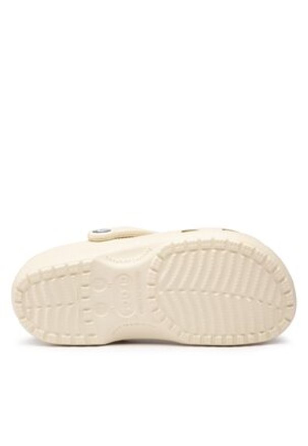 Crocs Klapki Classic 10001 Beżowy. Kolor: beżowy