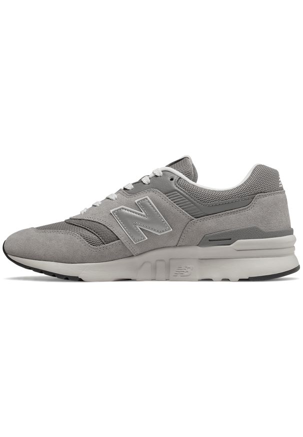 Buty unisex New Balance CM997HCA - szare. Okazja: na co dzień. Kolor: szary. Materiał: zamsz, skóra, syntetyk, materiał. Sezon: lato