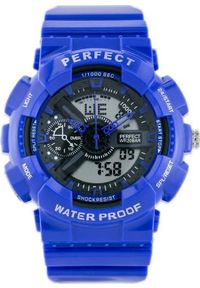 NoName - Zegarek ZEGAREK MĘSKI PERFECT SHOCK (zp219e) - blue #1