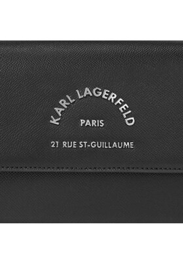 Karl Lagerfeld - KARL LAGERFELD Torebka 240W3109 Czarny. Kolor: czarny. Materiał: skórzane