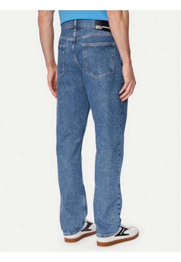 Karl Lagerfeld Jeans Jeansy B2M10107 Niebieski Straight Fit. Kolor: niebieski