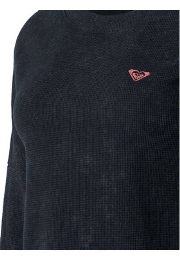 Roxy Bluzka Eastside Midweight ERJKT04381 Czarny Boxy Fit. Kolor: czarny. Materiał: bawełna