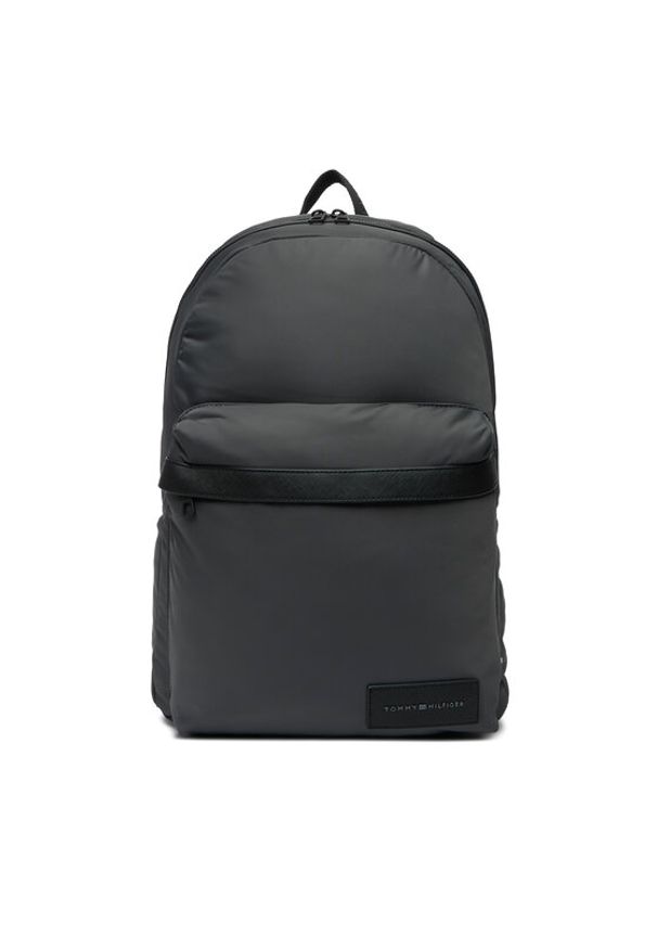 TOMMY HILFIGER - Tommy Hilfiger Plecak Th Repreve Backpack AM0AM13986 Szary. Kolor: szary. Materiał: materiał