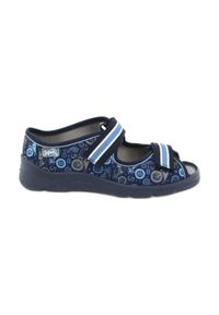 Befado obuwie dziecięce 969X159 niebieskie. Kolor: niebieski. Materiał: tkanina, bawełna #5