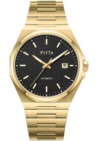 HISZPANIA - Zegarek męski Fiyta DGA802099.GBG złoty. Kolor: złoty #1