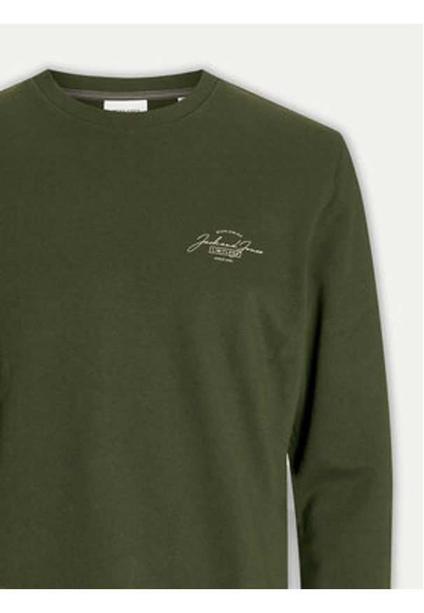 Jack & Jones - Jack&Jones Bluza Ferris 12256837 Zielony Standard Fit. Kolor: zielony. Materiał: bawełna, syntetyk