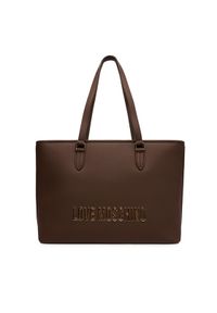 Love Moschino - LOVE MOSCHINO Torebka JC4190PP1NKD0301 Brązowy. Kolor: brązowy. Materiał: skórzane