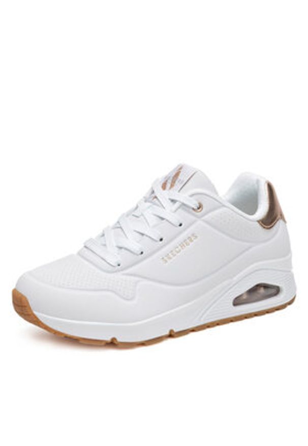 skechers - Skechers Sneakersy UNO 177094 WHT Biały. Kolor: biały. Materiał: materiał, syntetyk