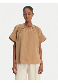 Weekend Max Mara Koszula Educata 2615111172 Beżowy Regular Fit. Kolor: beżowy. Materiał: bawełna #1