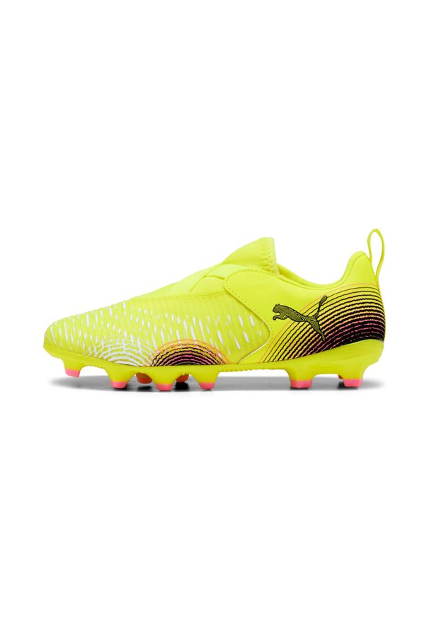 Puma - Korki dziecięce PUMA FUTURE 8 MATCH LL JR Yellow. Materiał: syntetyk. Szerokość cholewki: normalna
