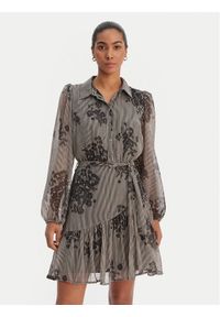 Morgan Sukienka koszulowa 261-ROUTY.F Czarny Regular Fit. Kolor: czarny. Materiał: syntetyk. Typ sukienki: koszulowe #1