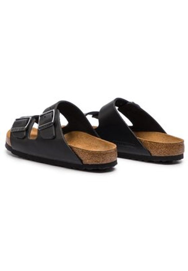 Birkenstock Klapki Arizona Bs 0752483 Czarny. Kolor: czarny. Materiał: skóra, nubuk