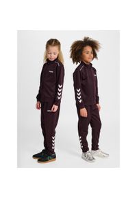 Dziecięcy dres Hummel. Okazja: na uczelnię. Kolor: wielokolorowy, czerwony, różowy, brązowy. Materiał: dresówka. Styl: sportowy #1