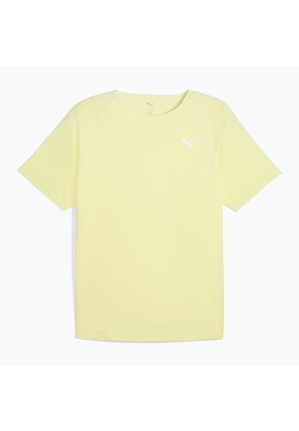 Puma - Koszulka do biegania męska PUMA Run Cloudspun Tee. Kolor: żółty. Sport: bieganie