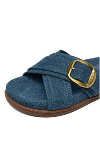 Guess Jeans Klapki CEO-HY1001-6 Niebieski. Kolor: niebieski. Materiał: materiał #2