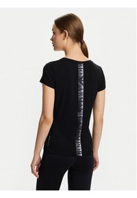 EA7 Emporio Armani T-Shirt 7W000673 AF12945 UC001 Czarny Slim Fit. Kolor: czarny. Materiał: wiskoza #3