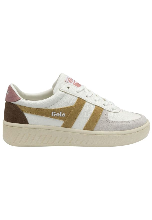 Trenerzy damscy Gola Grandslam Trident. Kolor: biały. Materiał: skóra
