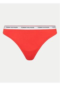 TOMMY HILFIGER - Tommy Hilfiger Komplet stringów UW0UW04894 Kolorowy. Materiał: bawełna. Wzór: kolorowy