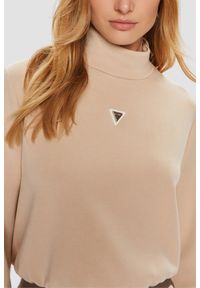 Guess - GUESS Beżowa damska bluza Olympe. Kolor: beżowy #6