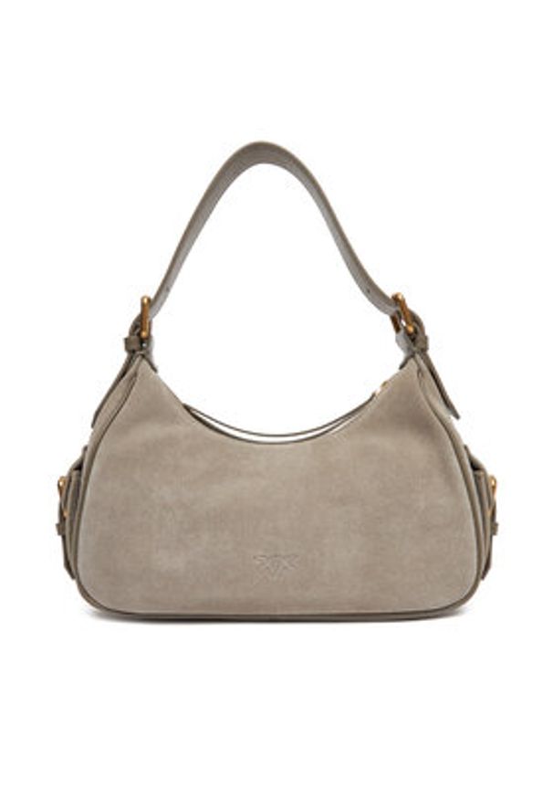 Pinko - PINKO Torebka Cargo Bag Classic PE 25 PLTT 102794 A29N Szary. Kolor: szary. Materiał: skórzane, zamszowe
