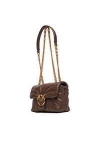 Pinko - PINKO Torebka Love Puff Mini Cl AI 24-25 PLTT 100039 A1EX Brązowy. Kolor: brązowy. Materiał: skórzane #3