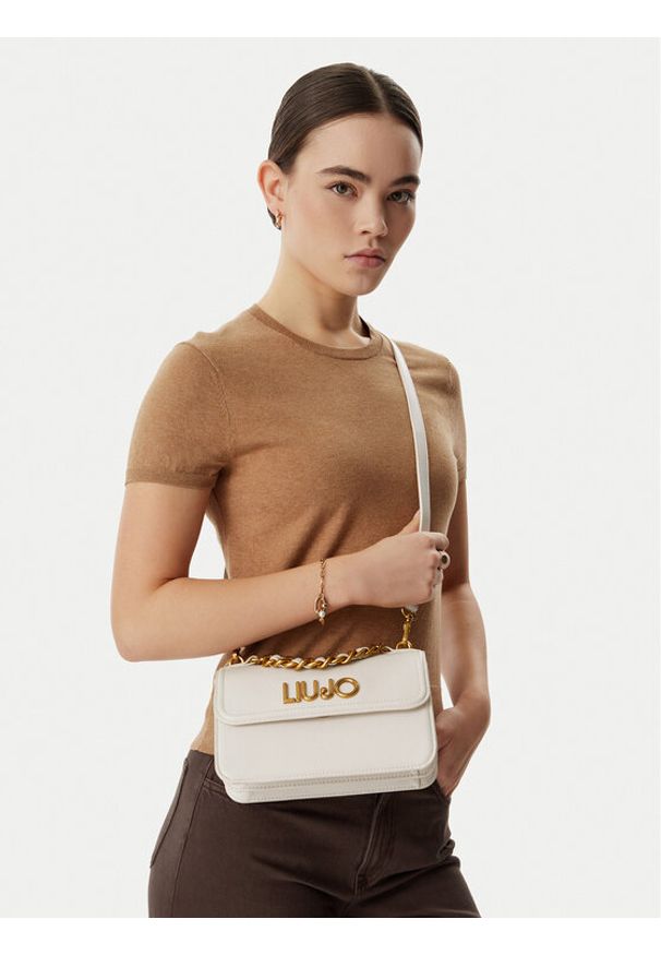 Liu Jo Torebka AA6121 E0958 Écru. Kolor: kremowy. Materiał: skórzane