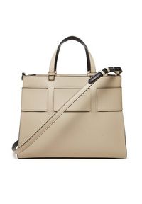 Armani Exchange Torebka 942689 0A874 U1092 Beżowy. Kolor: beżowy. Materiał: skórzane