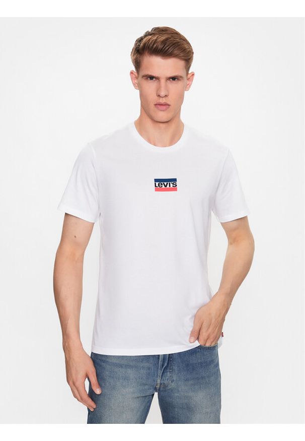 Levi's® T-Shirt Graphic Mini 22491-1292 Biały Regular Fit. Kolor: biały. Materiał: bawełna