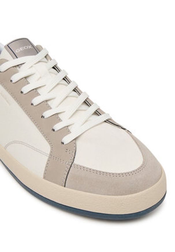 Geox Sneakersy U Serifos U65LSF 010EK C1Z5Y Biały. Kolor: biały. Materiał: materiał