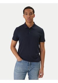 Calvin Klein Jeans Polo Classic Monogram LV04RD255G Granatowy Regular Fit. Typ kołnierza: polo. Kolor: niebieski. Materiał: bawełna #1