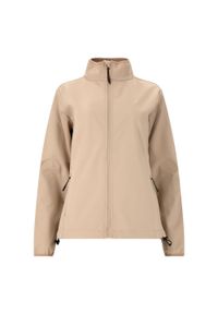 Damska kurtka wodoodporna Whistler Lango. Kolor: beżowy. Materiał: softshell. Sport: turystyka piesza, fitness #1