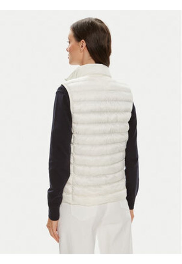 TOMMY HILFIGER - Tommy Hilfiger Bezrękawnik Global Stripe WW0WW40779 Biały Regular Fit. Kolor: biały. Materiał: syntetyk. Długość rękawa: bez rękawów
