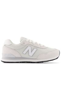 Buty New Balance ML515WHT - szare. Okazja: na co dzień. Kolor: szary. Materiał: skóra, syntetyk, materiał. Szerokość cholewki: normalna